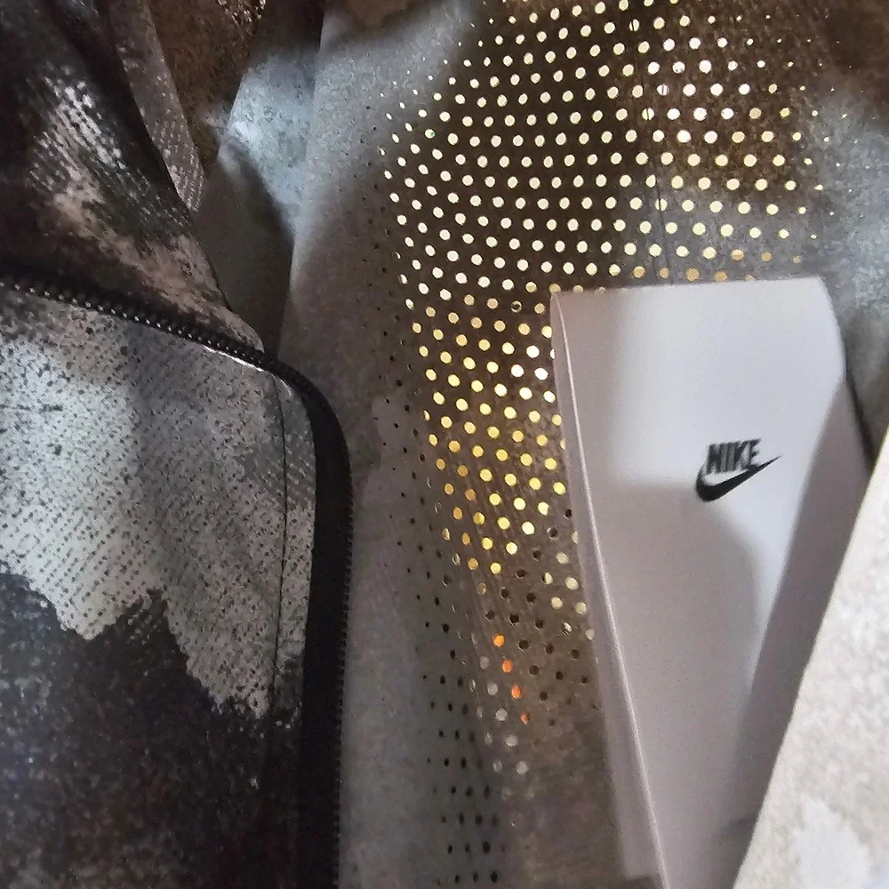 Nike Tech Woven Full Zip Hoodie Mens Medium Grey Camo NEW IF1333-010